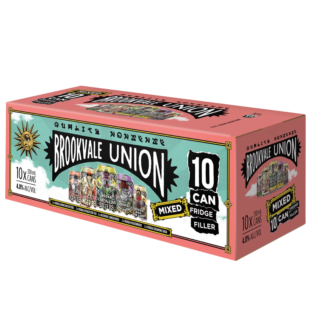 Brookvale Union Mixed 10 Pack Cans 330ml