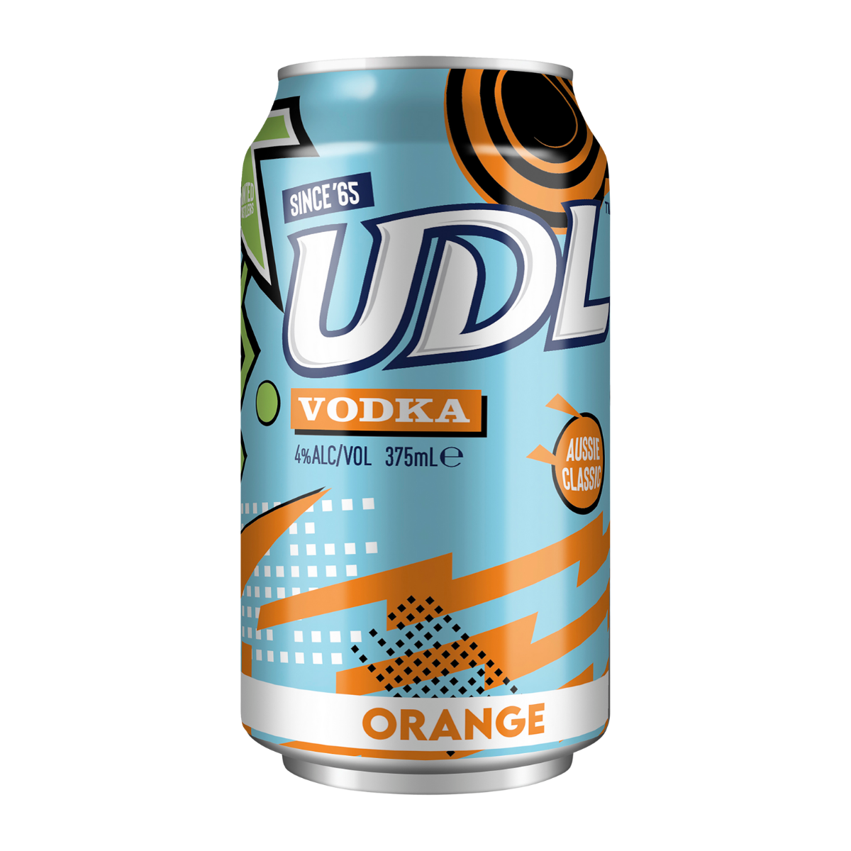 UDL Vodka Orange 375ml Can
