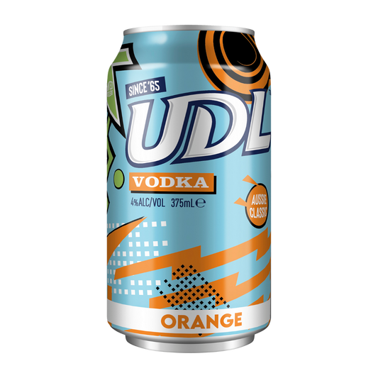 UDL Vodka Orange 375ml Can
