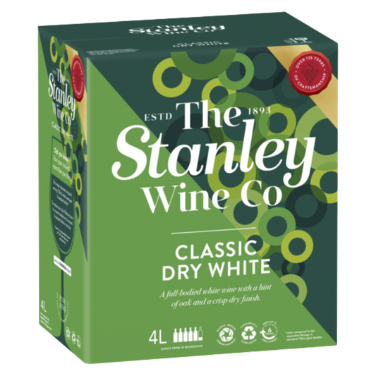 The Stanley Wine Co Classic Dry White 4L Cask Wine