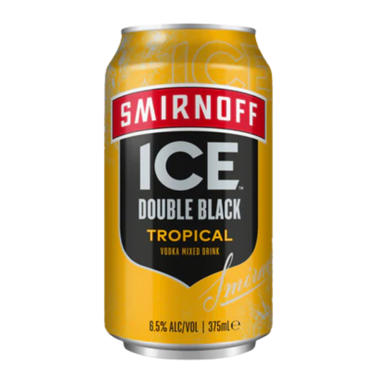 Smirnoff Ice Double Black Tropical 375ml Can