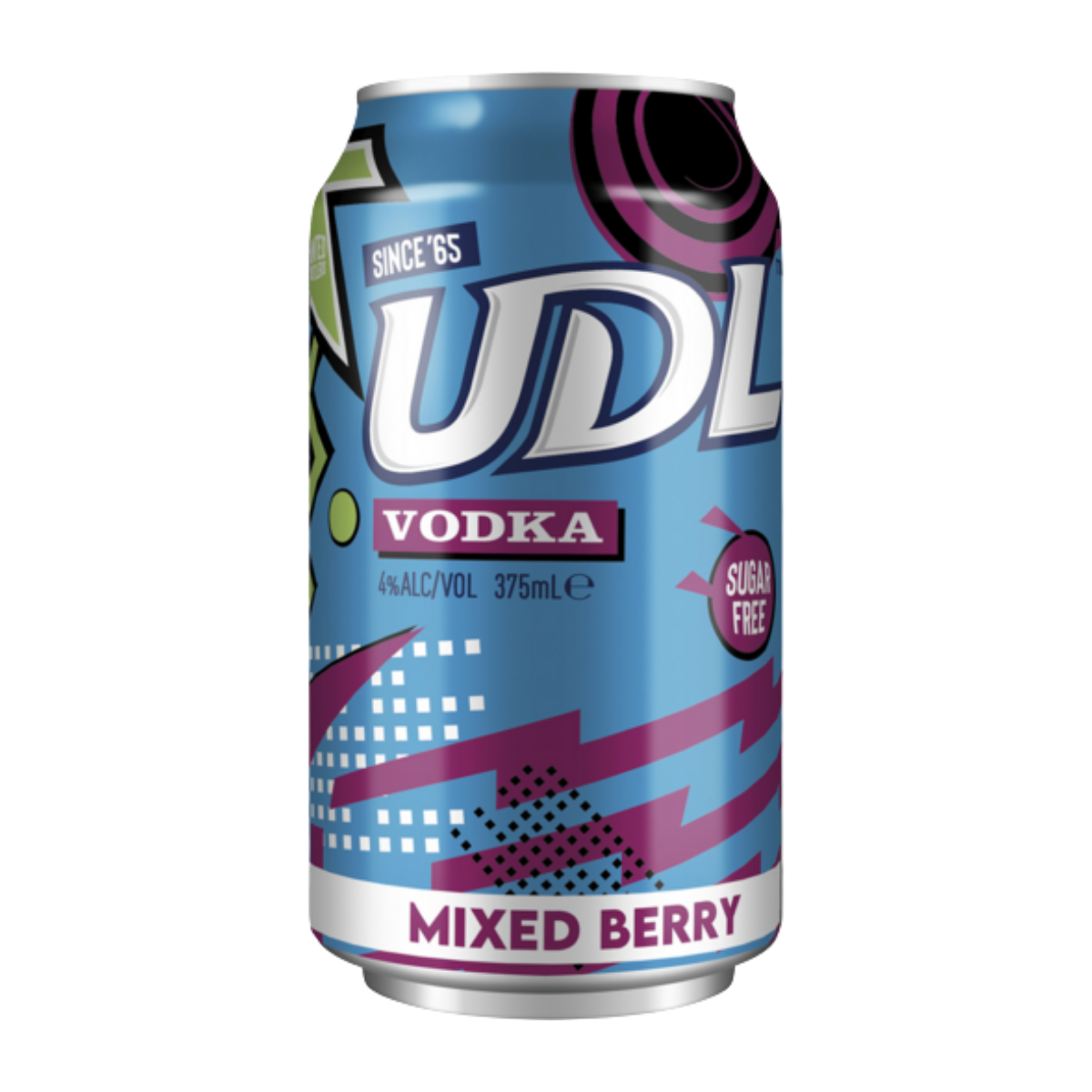 UDL Vodka Mixed Berry 375ml Can