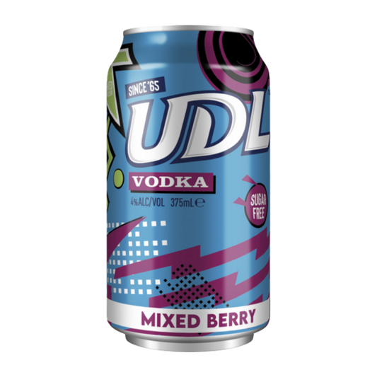 UDL Vodka Mixed Berry 375ml Can