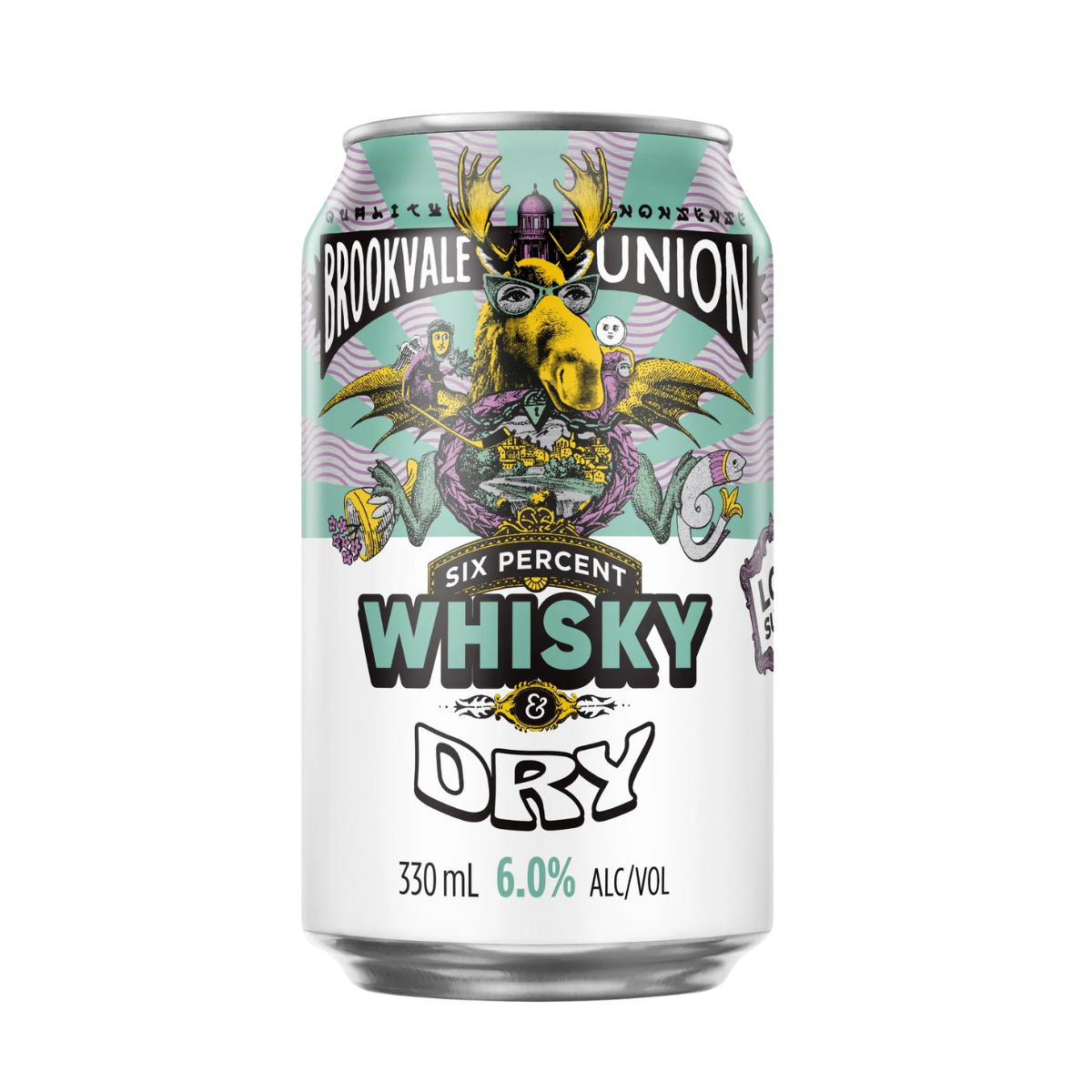 Brookvale Union Whisky & Dry 6% Can 330ml Can