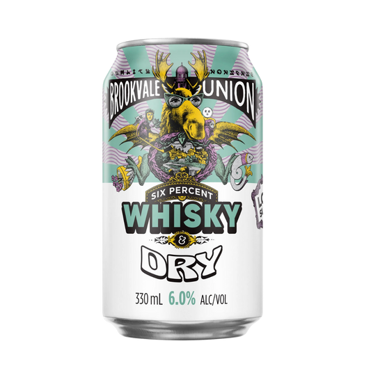 Brookvale Union Whisky & Dry 6% Can 330ml Can