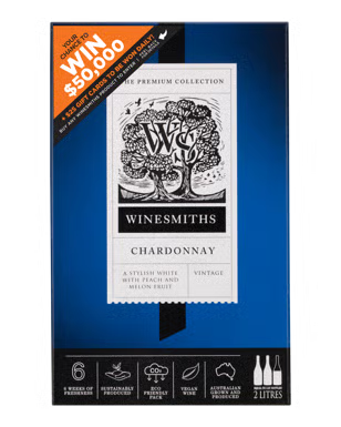 Winesmiths Chardonnay 2L Cask Wine