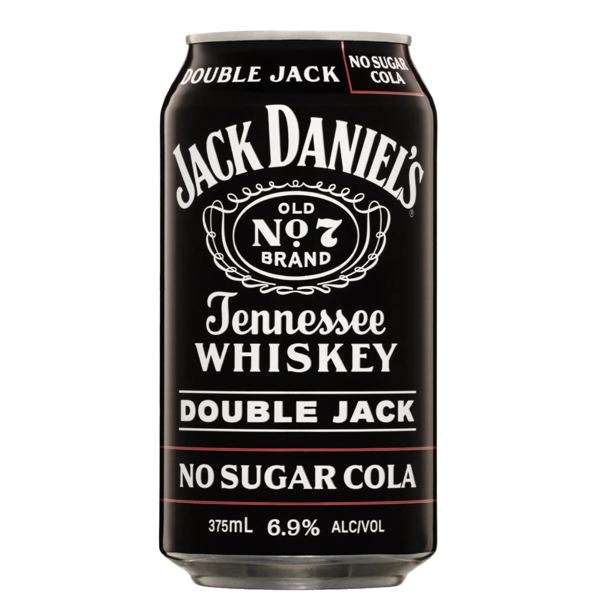 Jack Daniel's & Cola Double Jack No Sugar 375ml Can