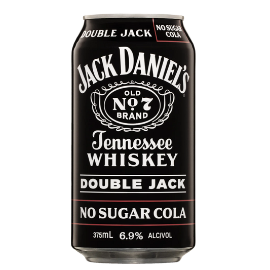 Jack Daniel's & Cola Double Jack No Sugar 375ml Can