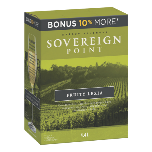 Sovereign Point Fruity Lexia 4.4L Cask Wine