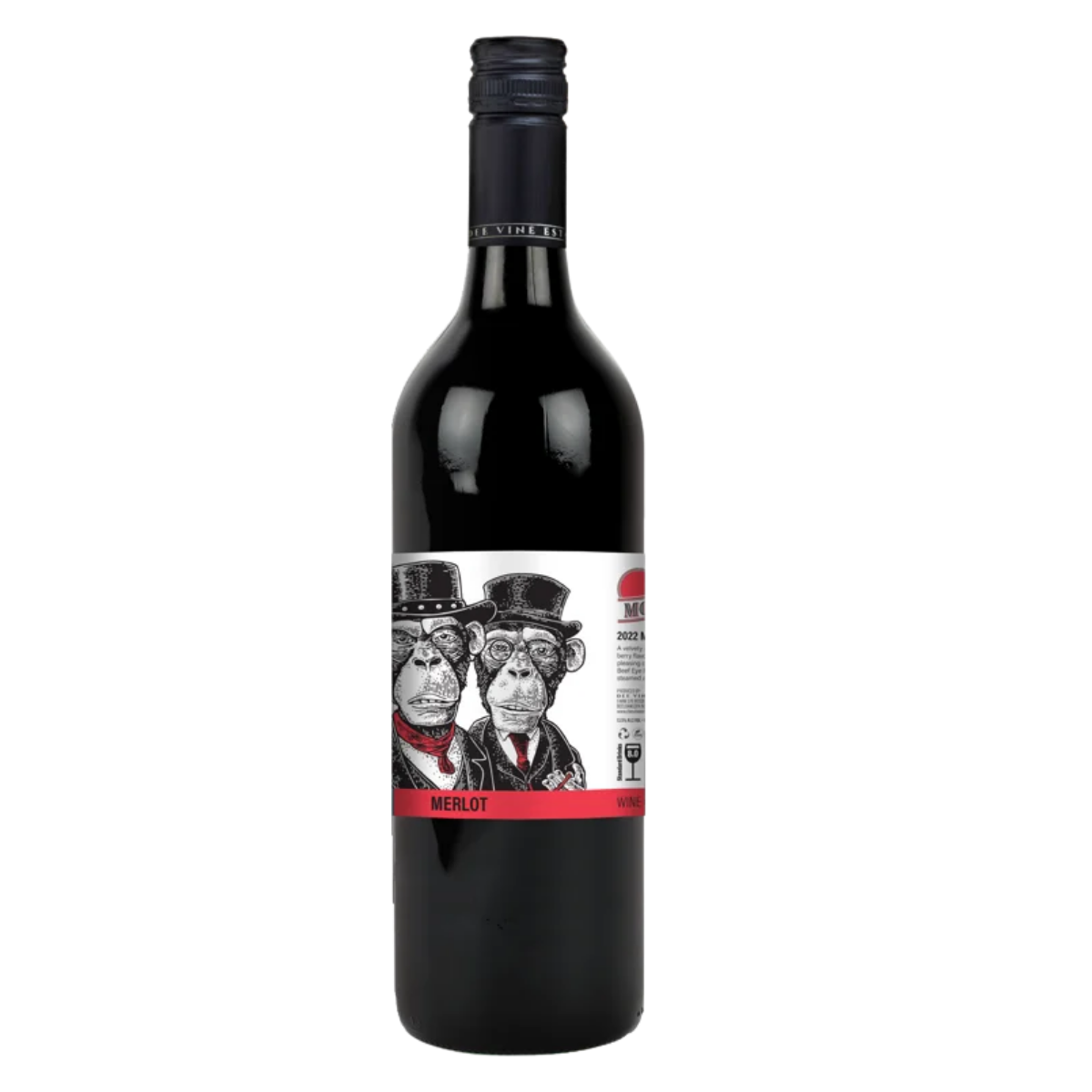 2 Monkeys Merlot 750ml