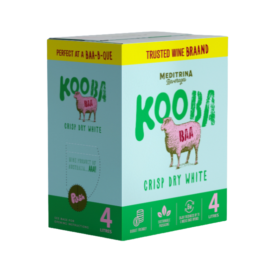 Kooba Crisp Dry White 4L Cask Wine