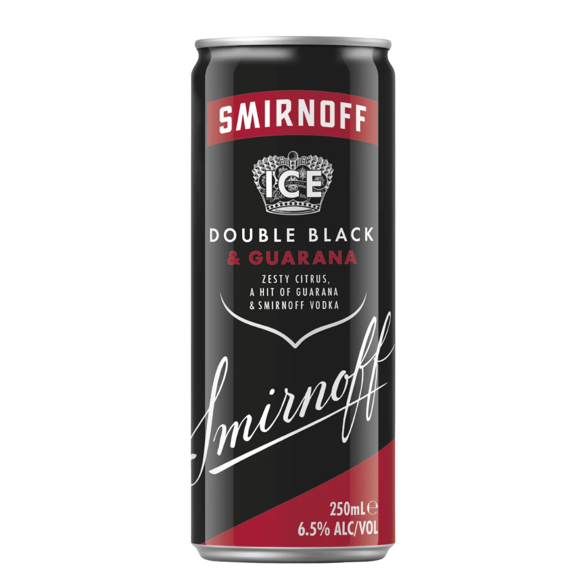 Smirnoff Ice Double Black & Guarana 250ml Can