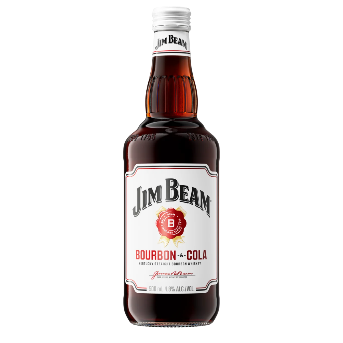 Jim Beam White Bourbon & Cola 500ml Long Neck