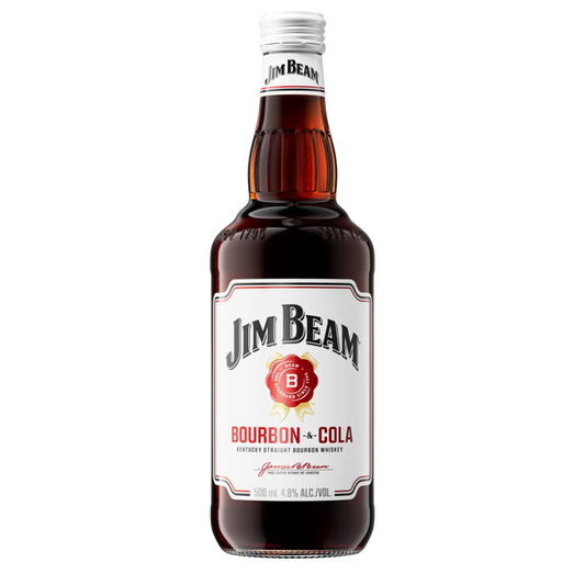 Jim Beam White Bourbon & Cola 500ml Long Neck