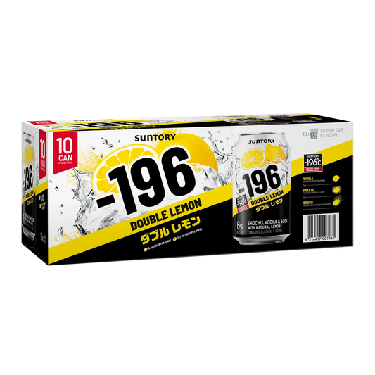 -196 Double Lemon 10 PACK X 330ML Cans