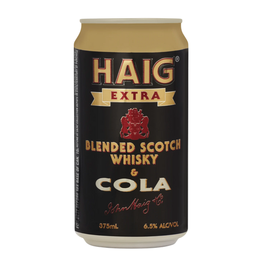 Haig Blended Scotch Whisky & Cola 375ml Can