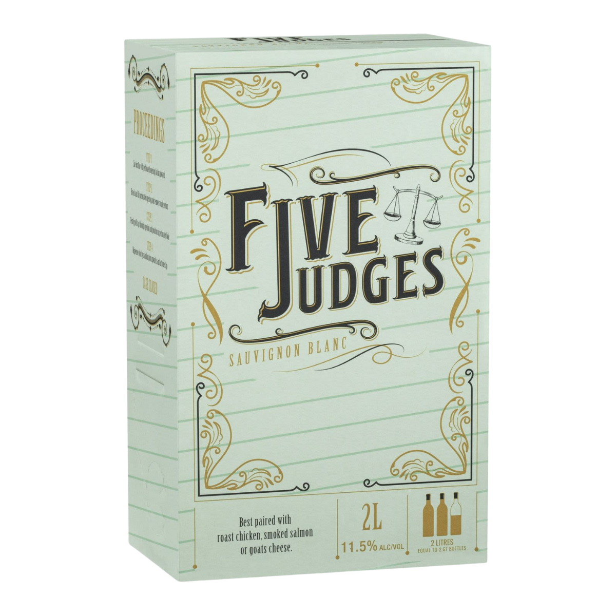 Five Judges Sauvignon Blanc 2L Cask Wine