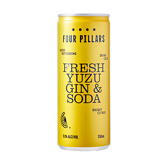 Four Pillars Fresh Yuzu Gin & Soda 250ml Can