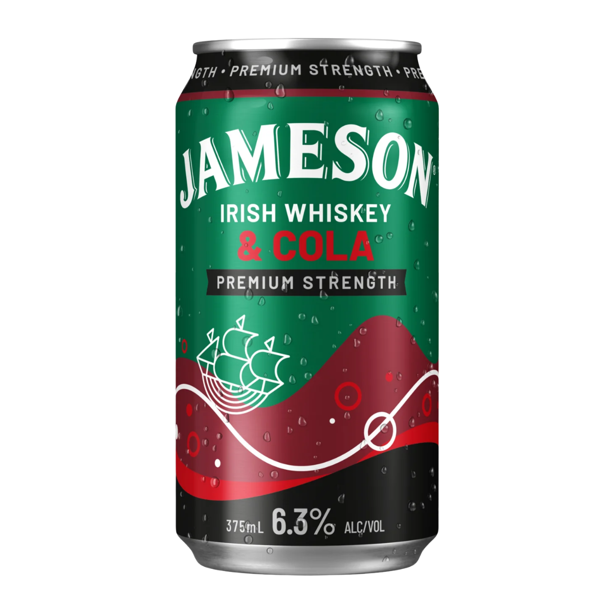 Jameson & Cola Premium Strength 6.3% 375ml Can