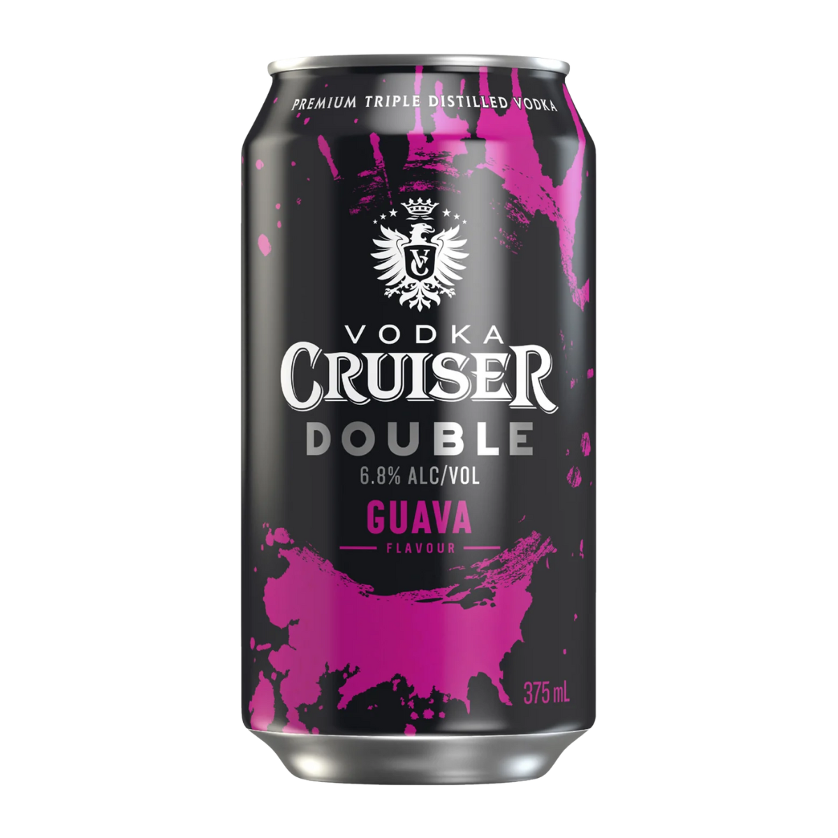 Vodka Cruiser Double Guava 375ml Can