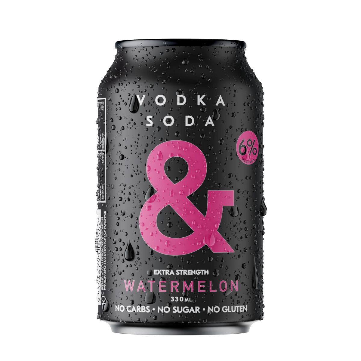 Vodka Soda & Watermelon 330ml Can