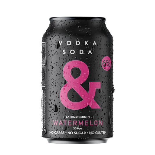 Vodka Soda & Watermelon 330ml Can