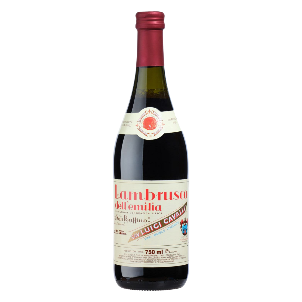 Luigi Cavalli Red Lambrusco 750ml