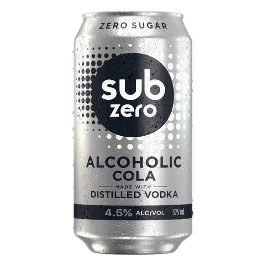 Sub Zero Alcoholic Cola 375ml Can