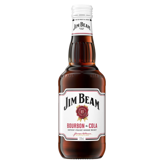 Jim Beam White Bourbon & Cola 330ml Bottle