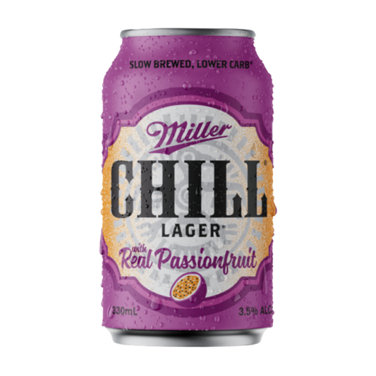 Miller Chill Real Passionfruit Larger 330ml Can