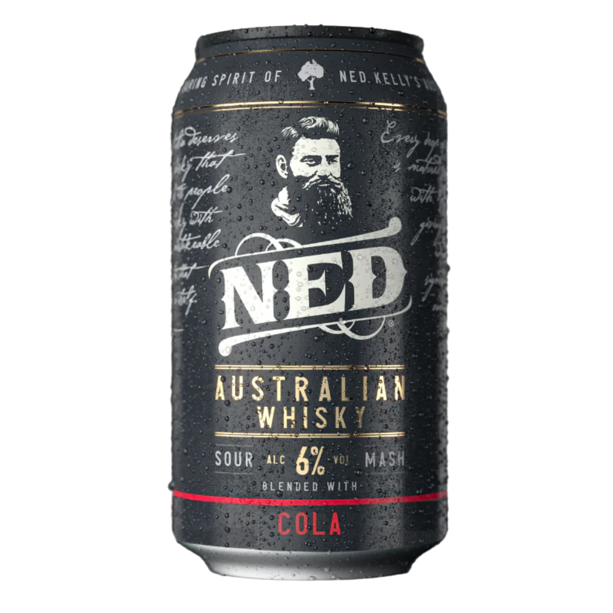 Ned Australian Whisky & Cola 6% 375ml Can