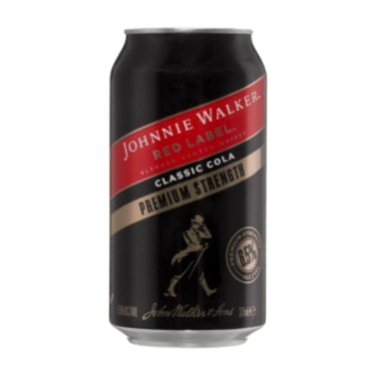 Johnnie Walker & Cola Premium Blend 6.5% 375ml Can
