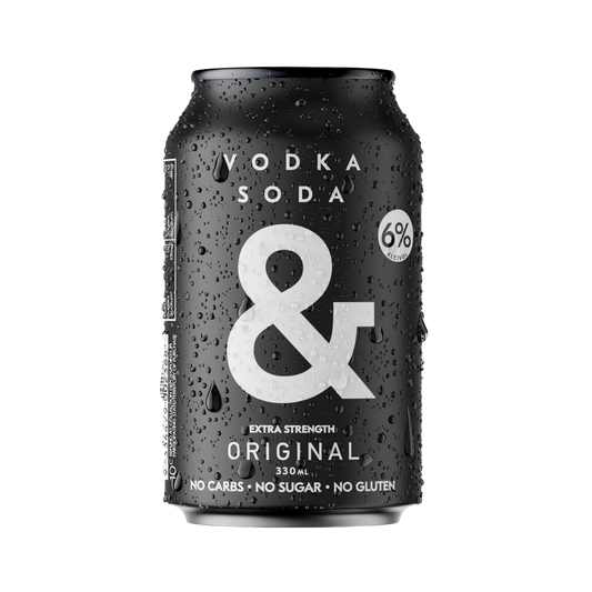 Vodka Soda & Extra Strength Original 330ml Can