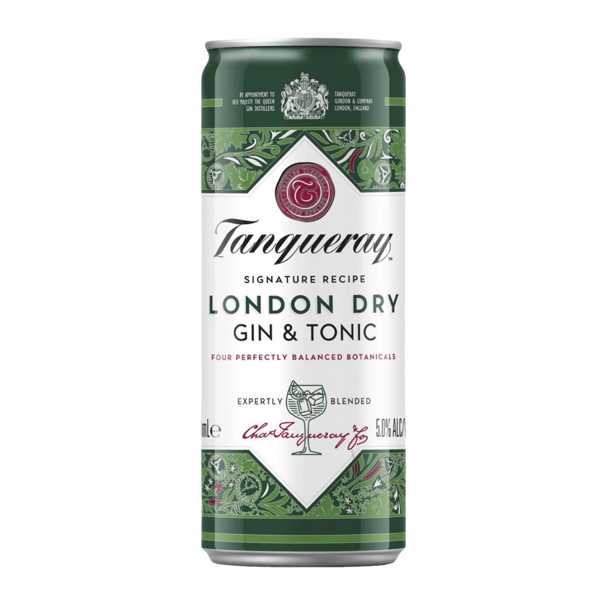 Tanqueray London Dry Gin & Tonic 250ml Can
