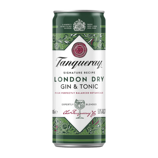 Tanqueray London Dry Gin & Tonic 250ml Can