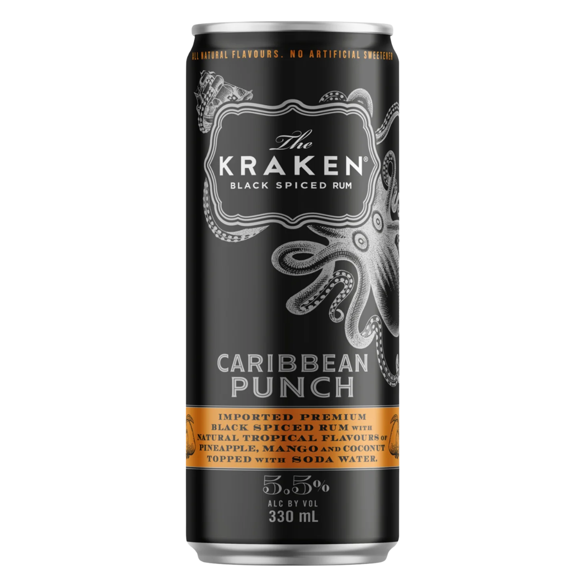 Kraken Black Caribbean Punch 330ml Can