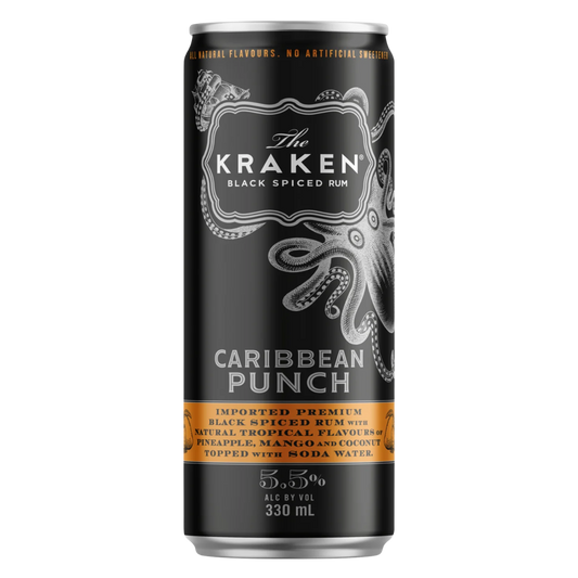 Kraken Black Caribbean Punch 330ml Can