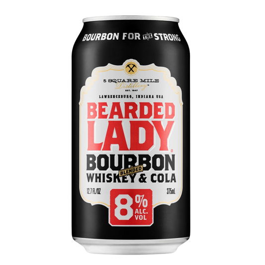 Bearded Lady Bourbon Whisky & Cola 8% 375ml Can
