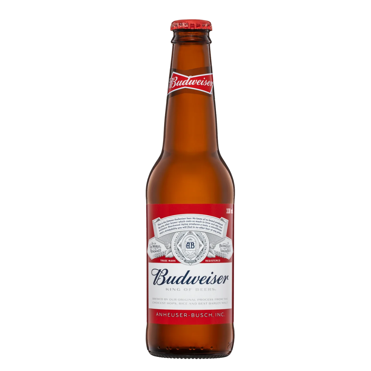 Budweiser Lager Beer 330ml Bottle