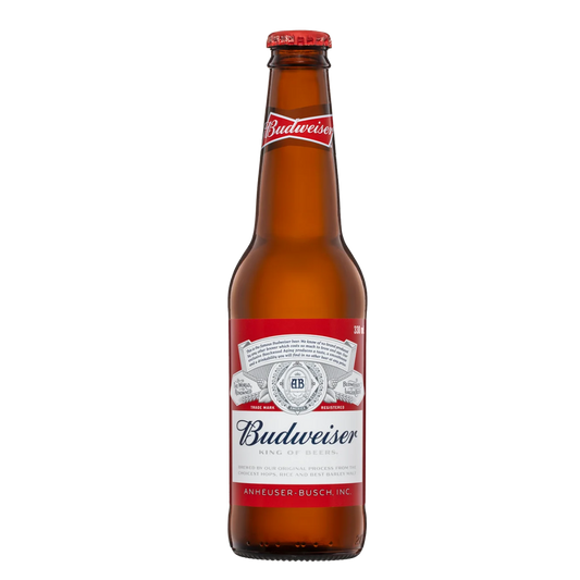Budweiser Lager Beer 330ml Bottle