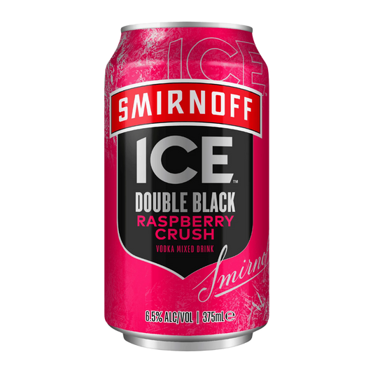 Smirnoff Ice Double Black Raspberry Crush 375ml Can