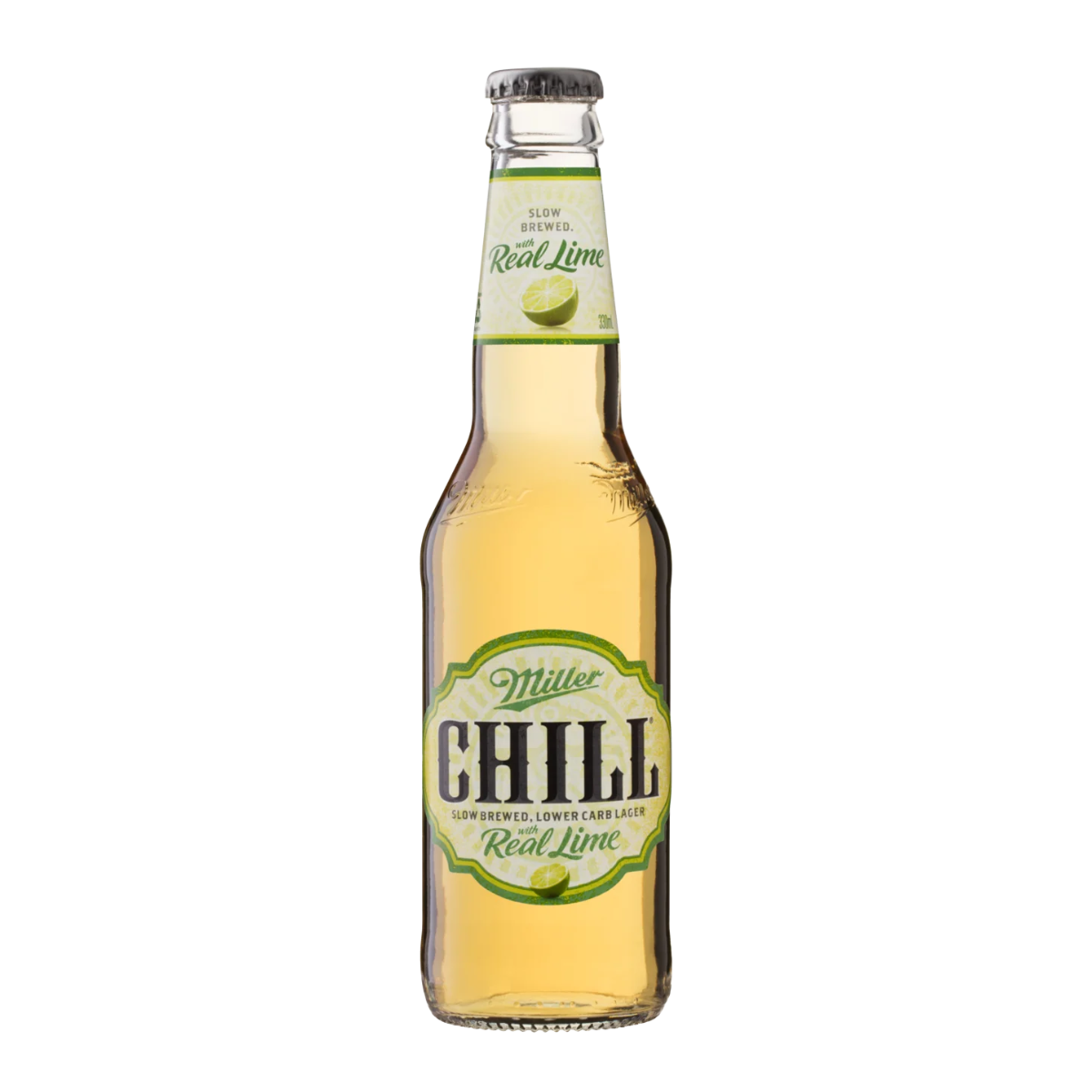 Miller Chill Real Lime Larger 330ml Bottle