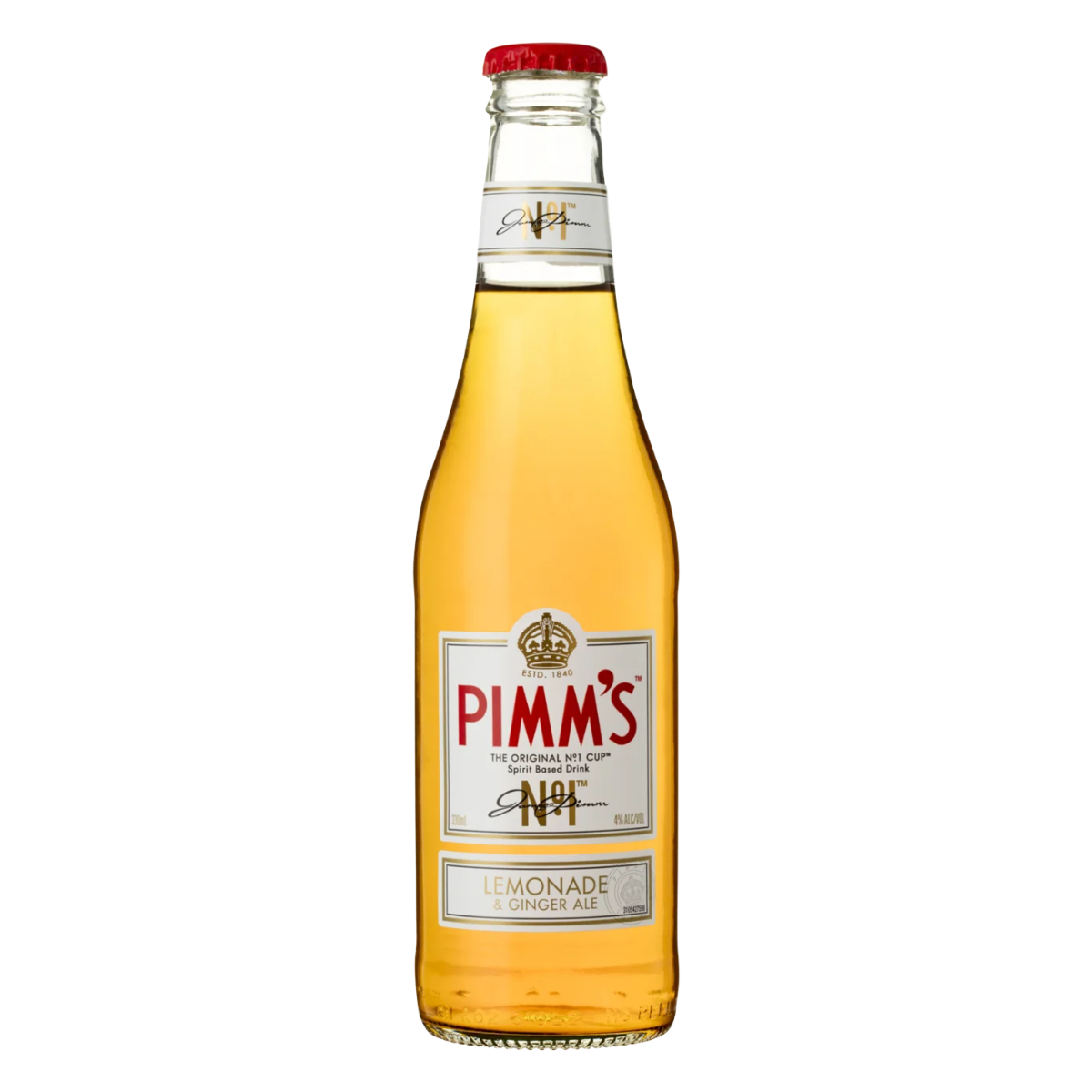 Pimm’s No 1 Cup Lemonade & Ginger Ale 330ml Bottle