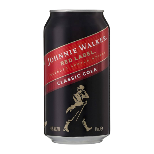 Johnnie Walker & Classic Cola 375ml Can