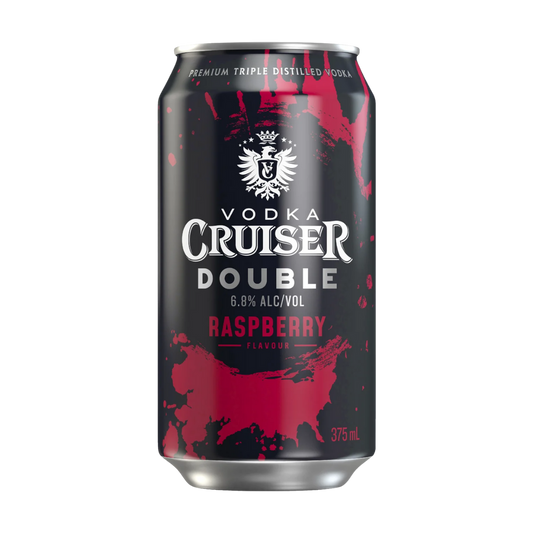 Vodka Cruiser Double Raspberry 375ml Can