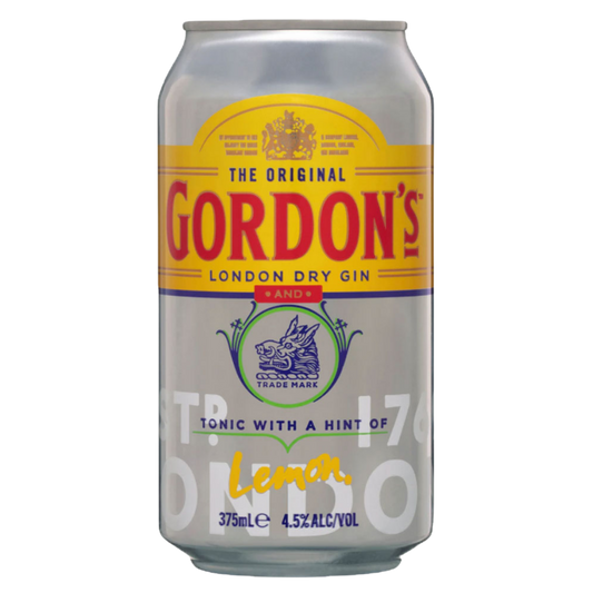 Gordon’s Gin & Tonic Lemon 375ml Can