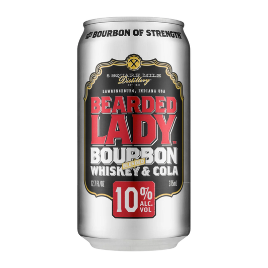 Bearded Lady Bourbon Whisky & Cola 10% 375ml Can