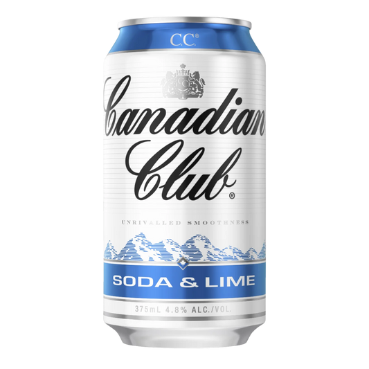 Canadian Club, Lime & Soda 375ml Can