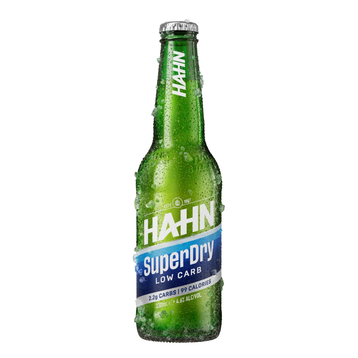 Hahn Super Dry Low Carb Lager 330ml Bottle