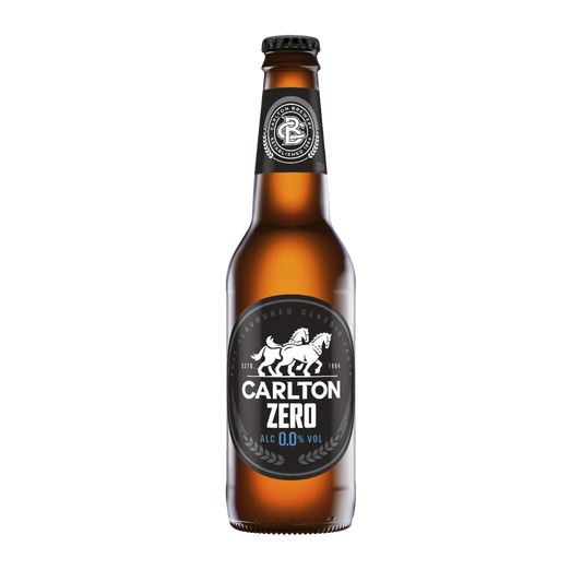 Carlton Zero Non Alcoholic Beer 330ml Bottle
